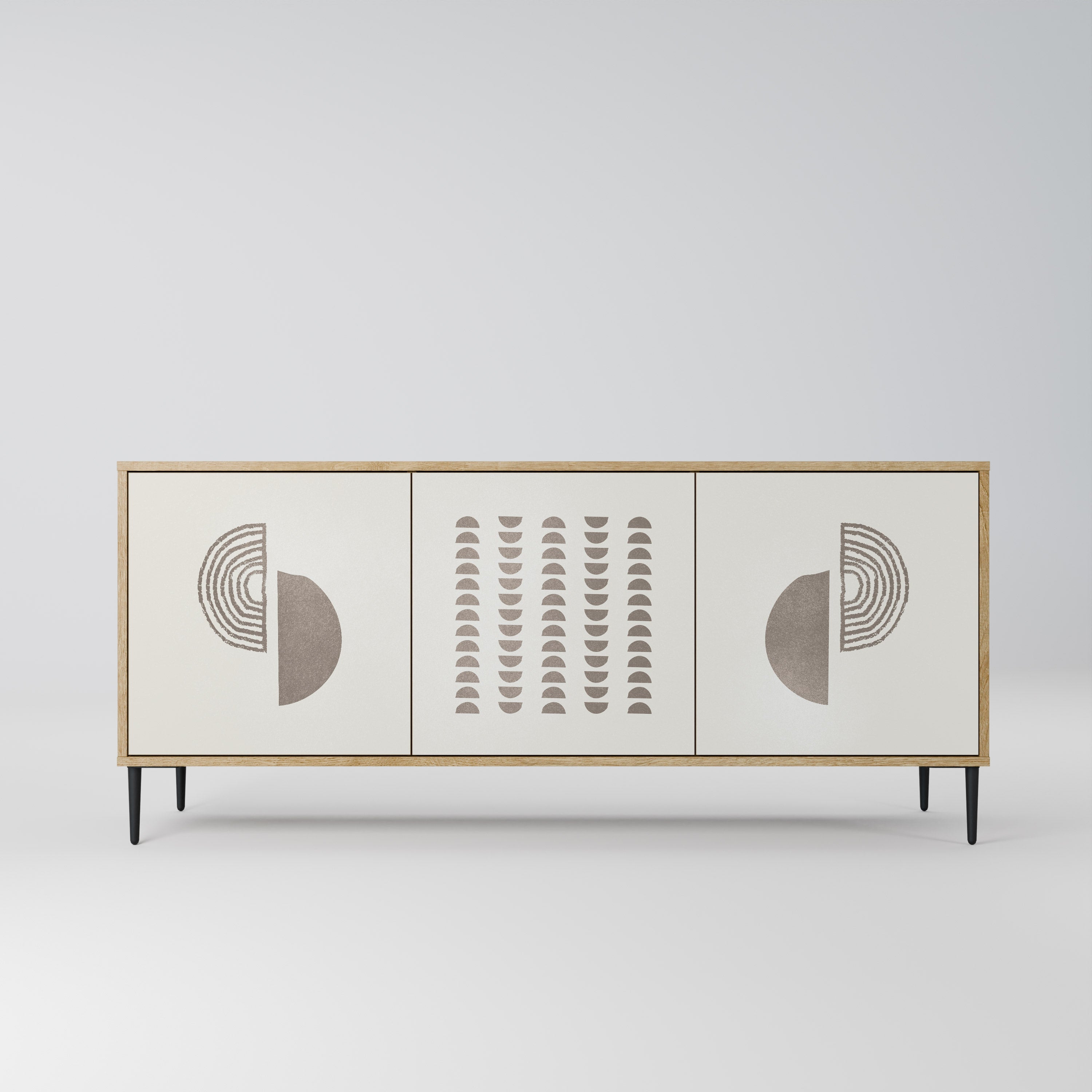 HARMONY ESSENCE 3-Door Sideboard in Oak Effect