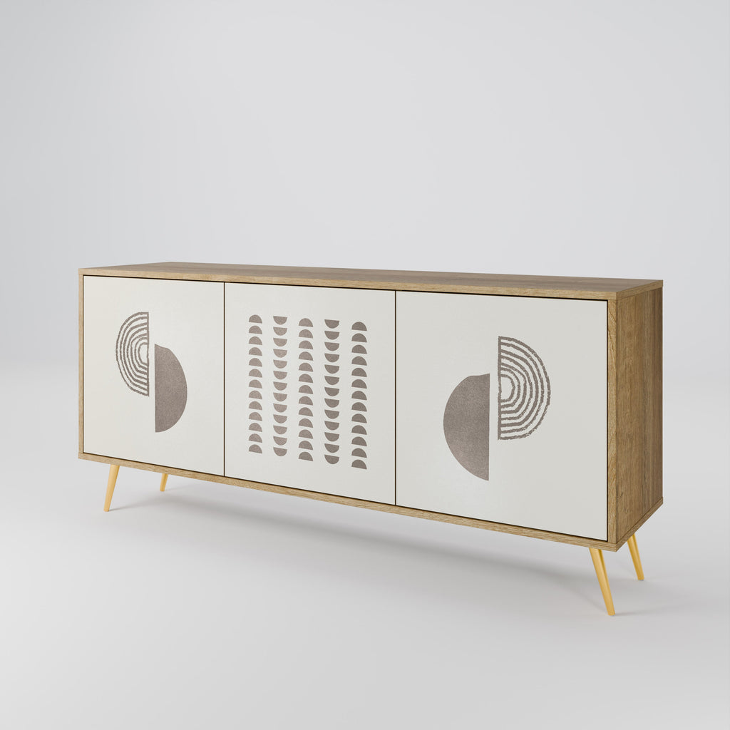 HARMONY ESSENCE 3-Door Sideboard in Oak Effect