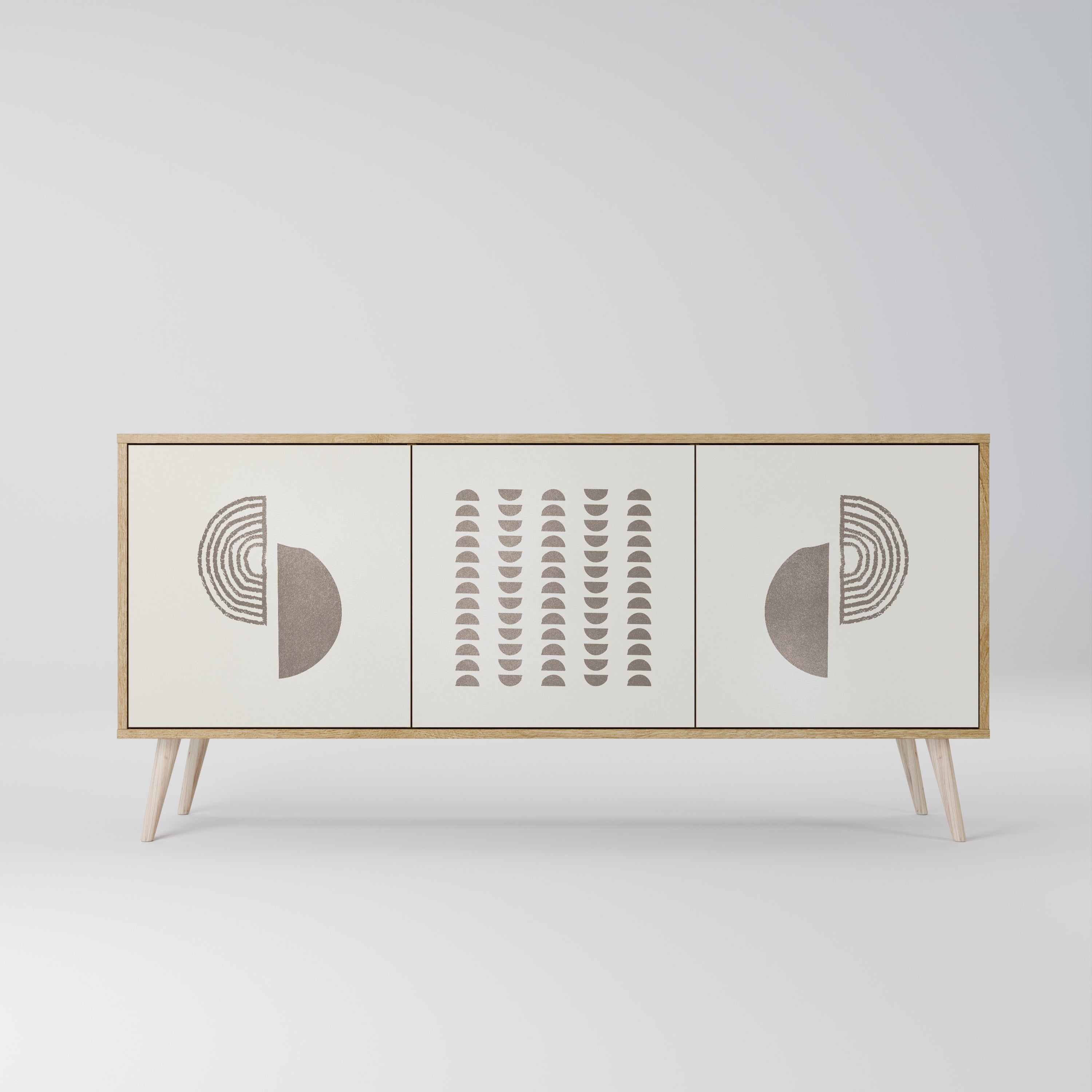HARMONY ESSENCE 3-Door Sideboard in Oak Effect