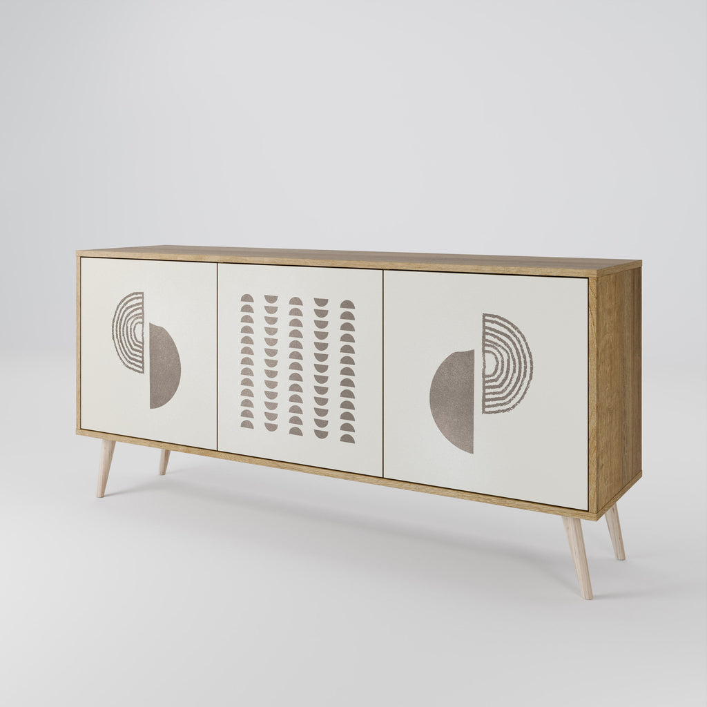 HARMONY ESSENCE 3-Door Sideboard in Oak Effect