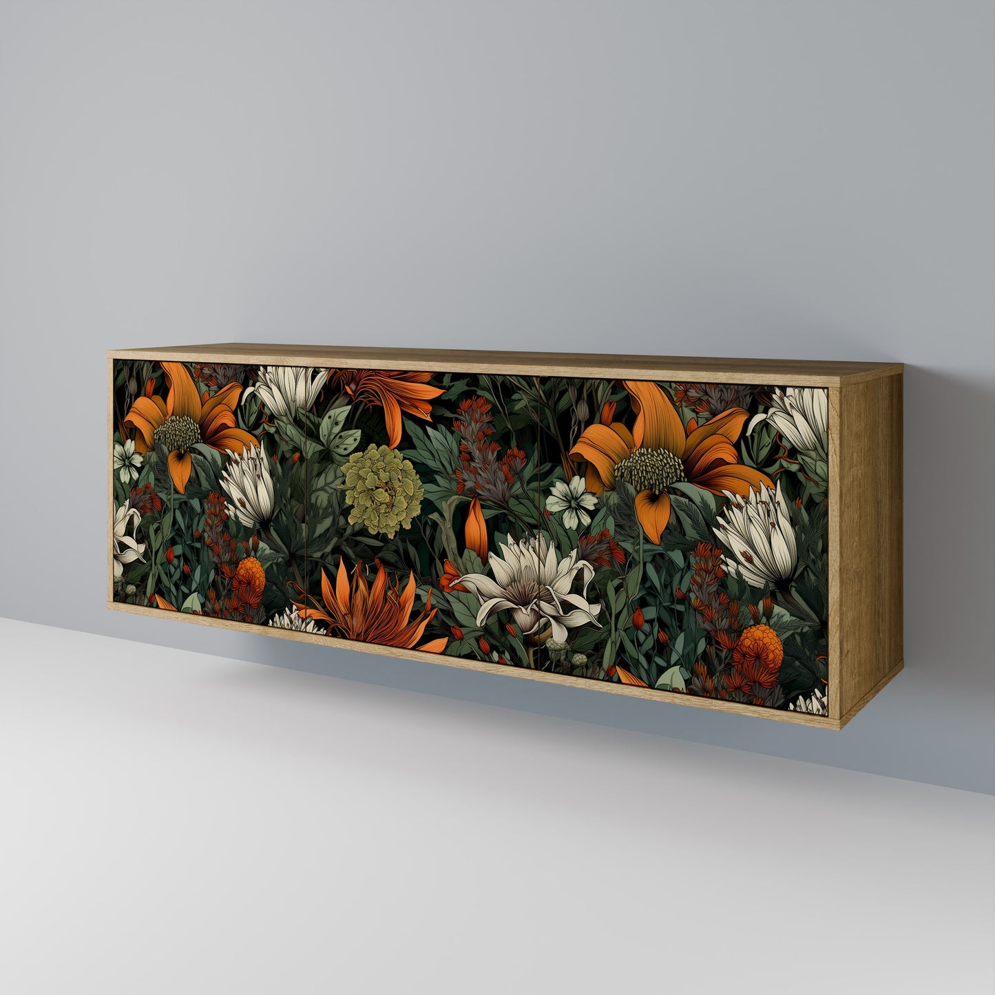 MIDNIGHT SPROUT 3-Door Sideboard