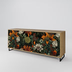 MIDNIGHT SPROUT 3-Door Sideboard in Oak Effect