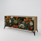 MIDNIGHT SPROUT 3-Door Sideboard in Oak Effect