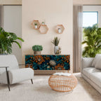 MORNING BLOOM Aparador de 3 Portas em Efeito Carvalho