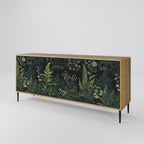 FERN FLOWERS 3-Door Sideboard in Oak Effect
