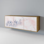 TIMELESS FLOAT Aparador de 3 Portas em Efeito Carvalho