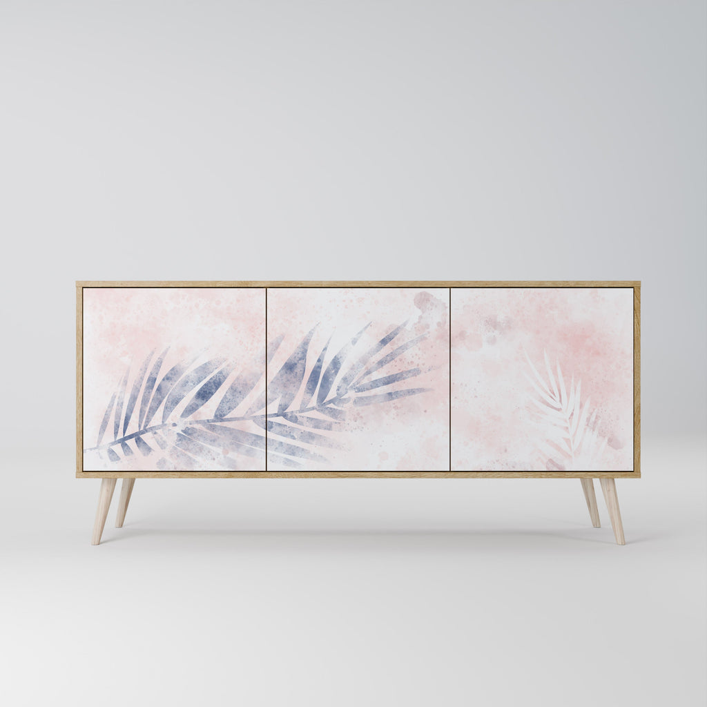 TIMELESS FLOAT Aparador de 3 Portas em Efeito Carvalho