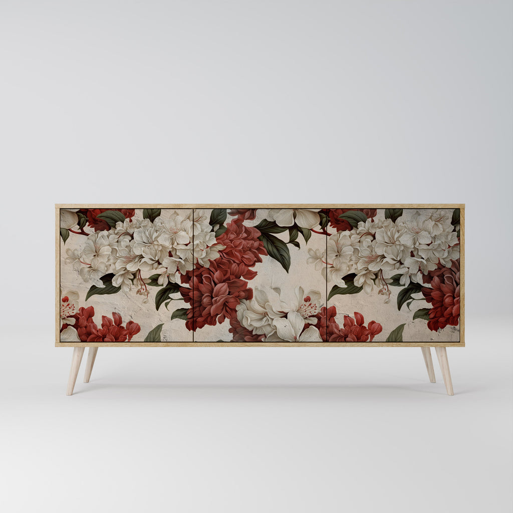 EPHEMERAL DAYS Aparador de 3 Portas em Efeito Carvalho