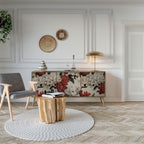 EPHEMERAL DAYS Aparador de 3 Portas em Efeito Carvalho