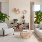 EPHEMERAL DAYS Aparador de 3 Portas em Efeito Carvalho