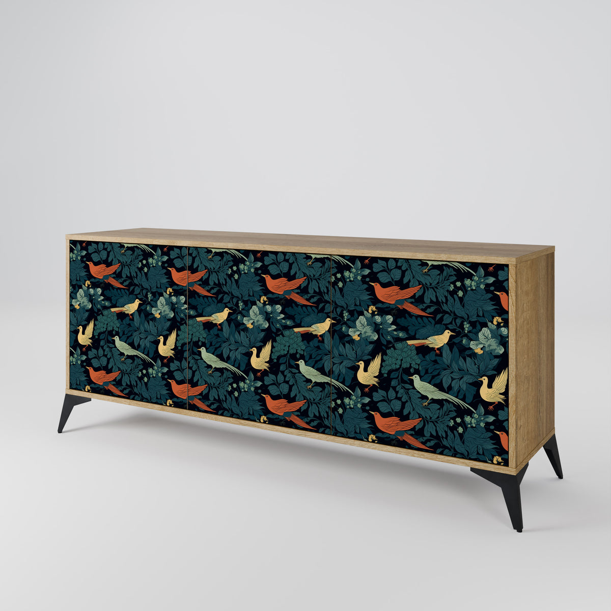 FOWL ORNAMENT Aparador de 3 Portas