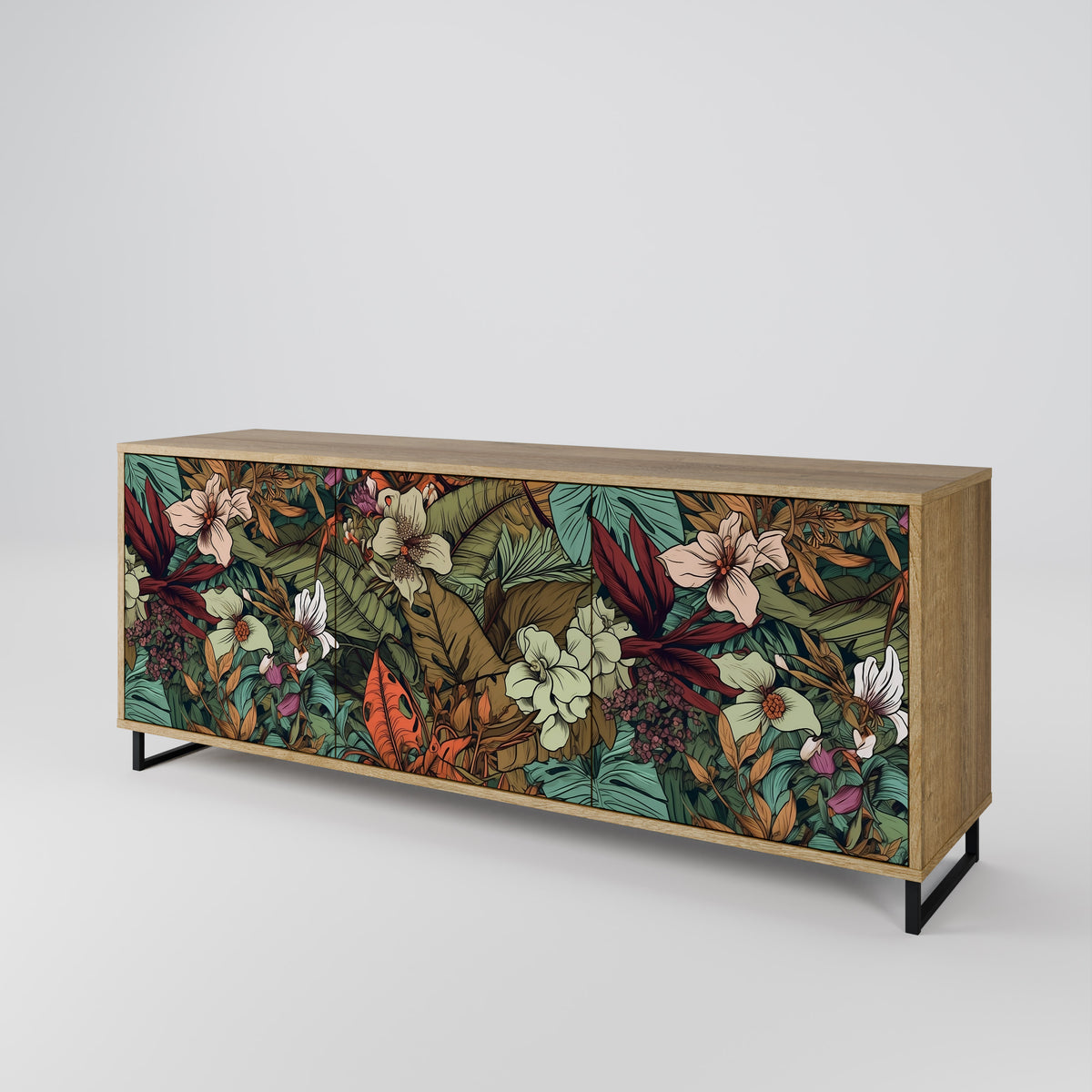 BOTANICAL EMERGENCE Aparador de 3 Portas