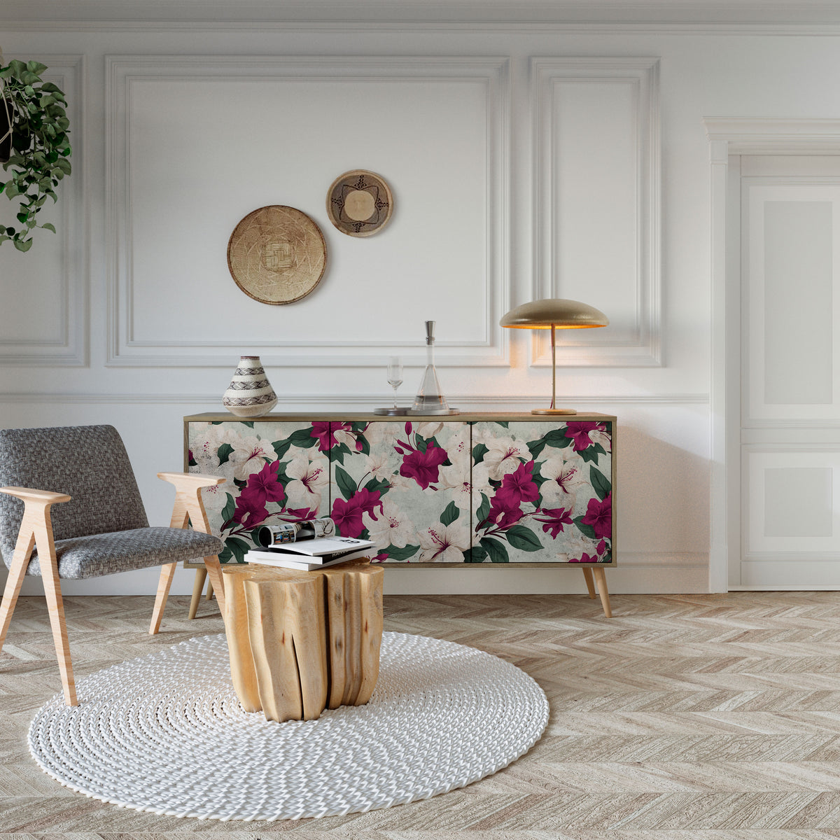 FLOWERET DREAM 3-Door Sideboard
