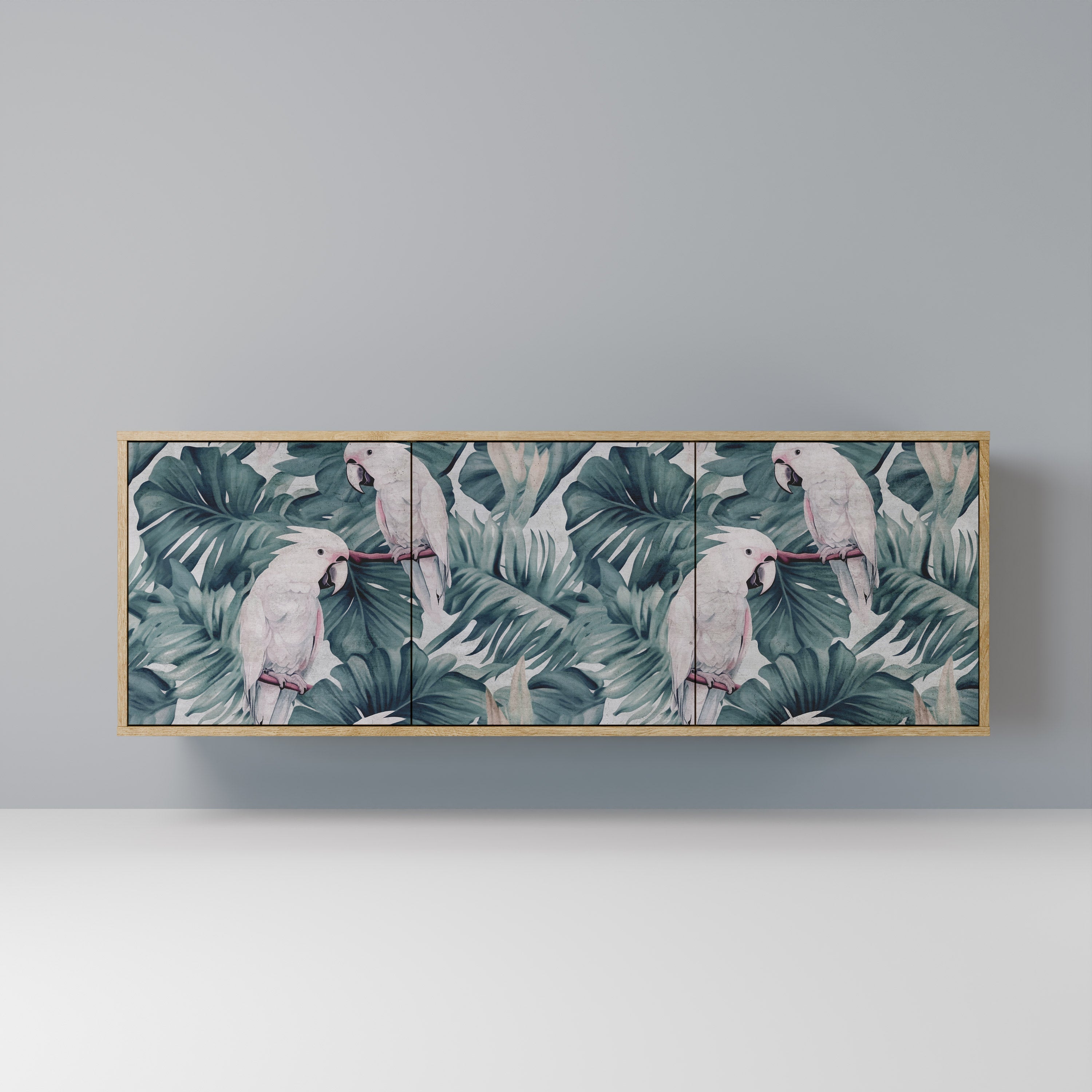 POPINJAY LOOK Aparador de 3 Portas em Efeito Carvalho