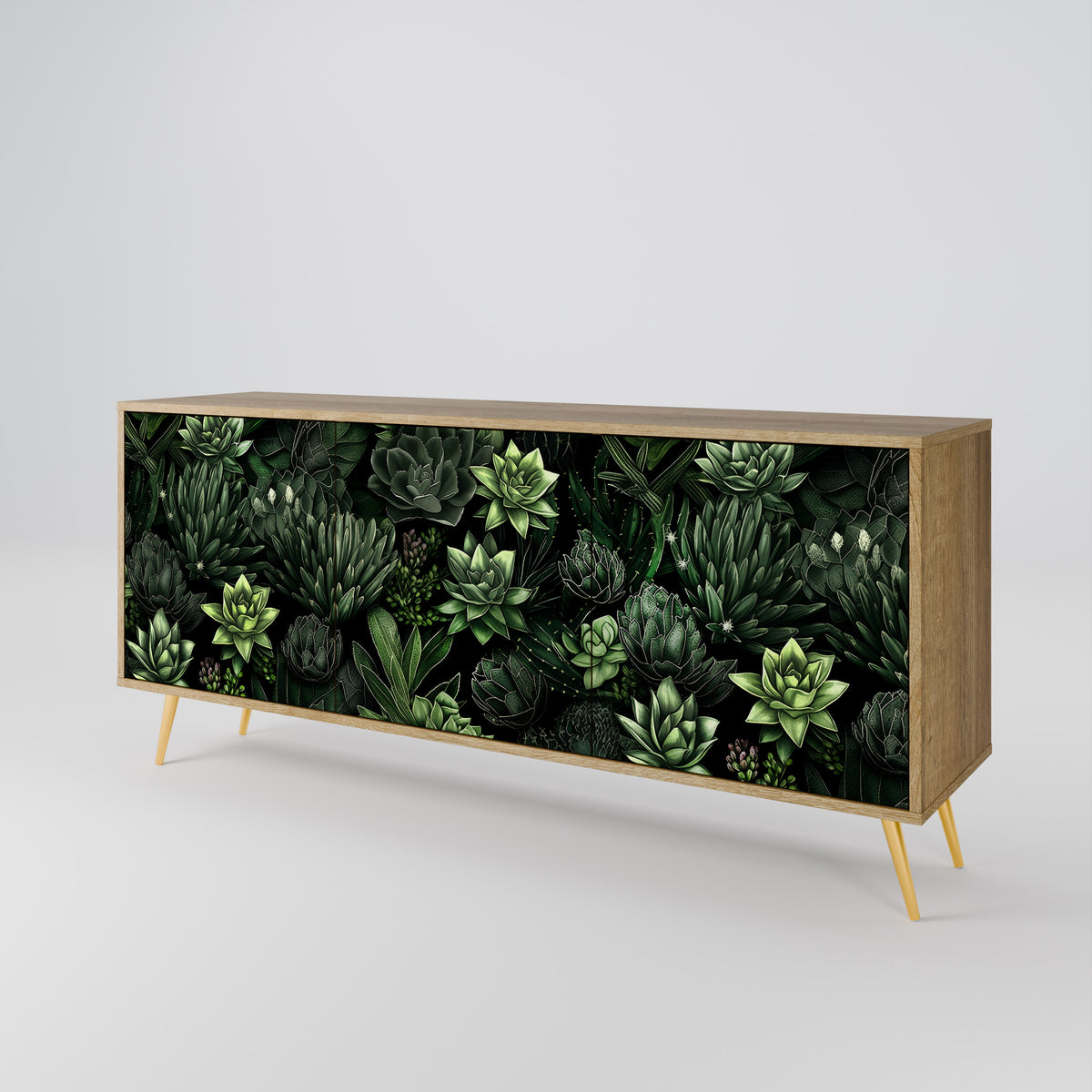 SUCCULENT JUNGLE Aparador de 3 Portas