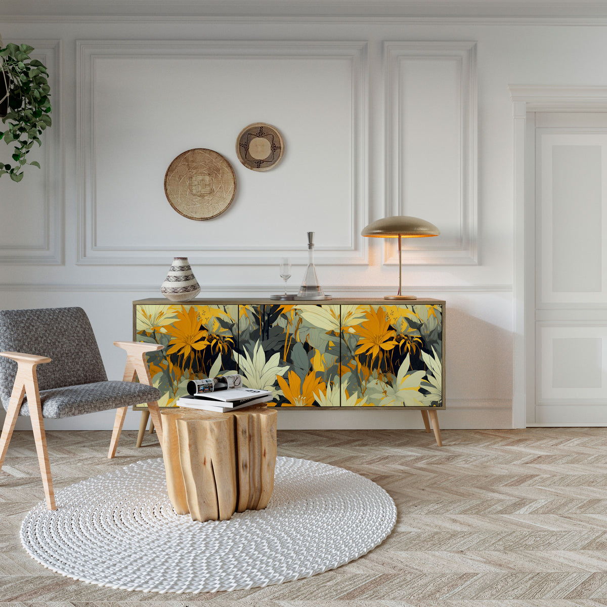 SUNKISSED LILY Aparador de 3 Portas