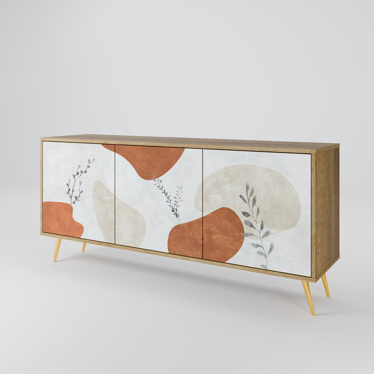TRANQUIL TWIG Aparador de 3 Portas