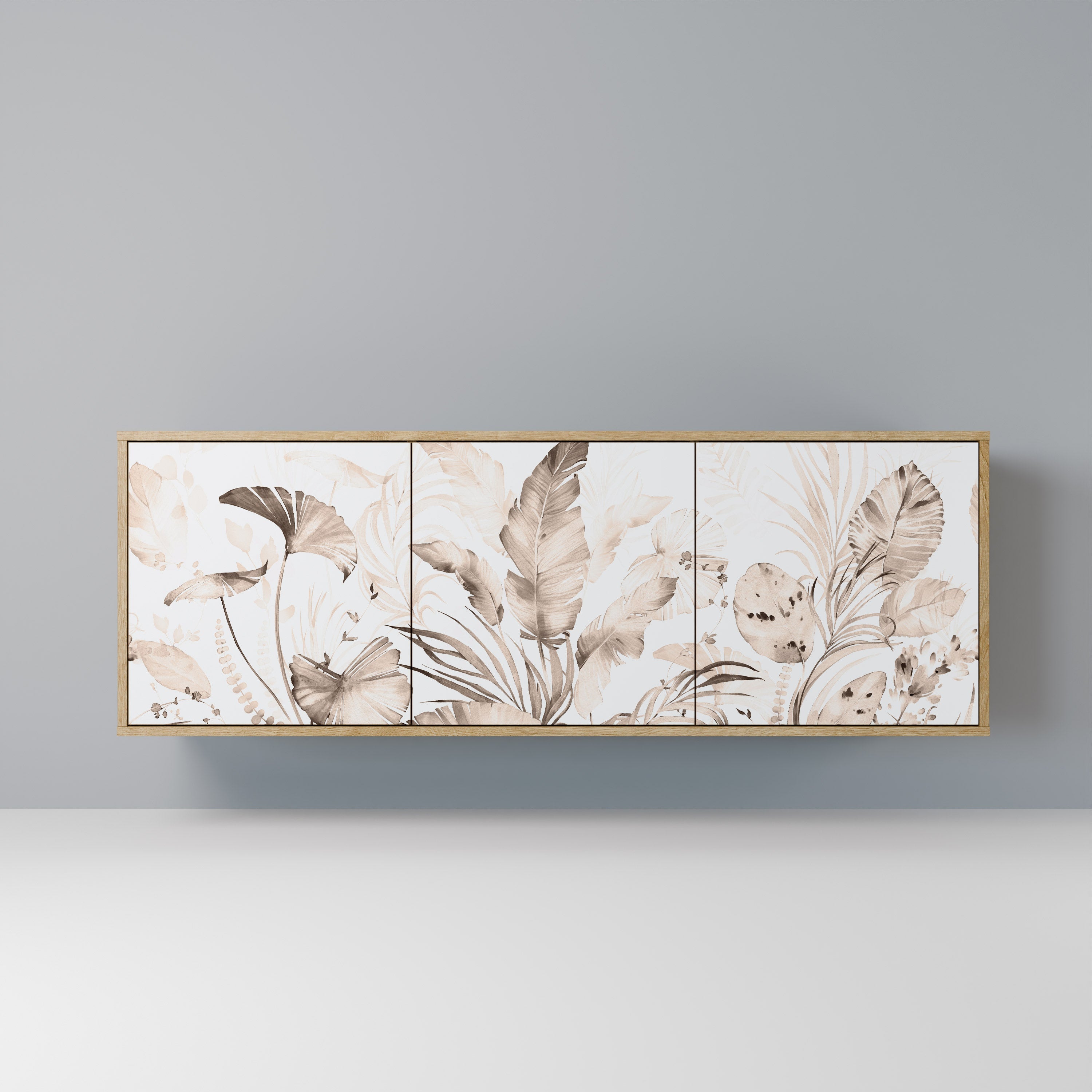 WILD TENDERNESS 3-Door Sideboard in Oak Effect