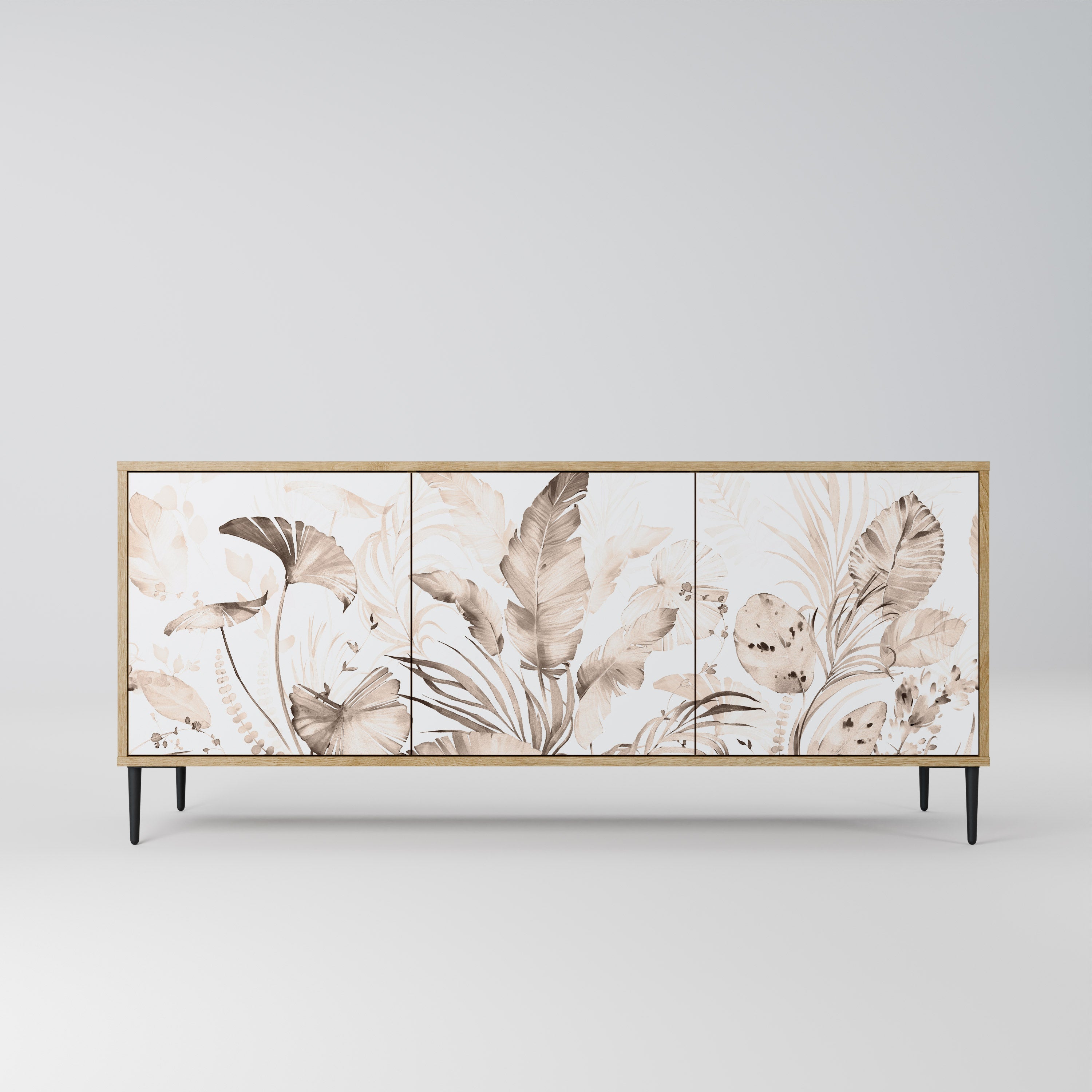 WILD TENDERNESS 3-Door Sideboard in Oak Effect