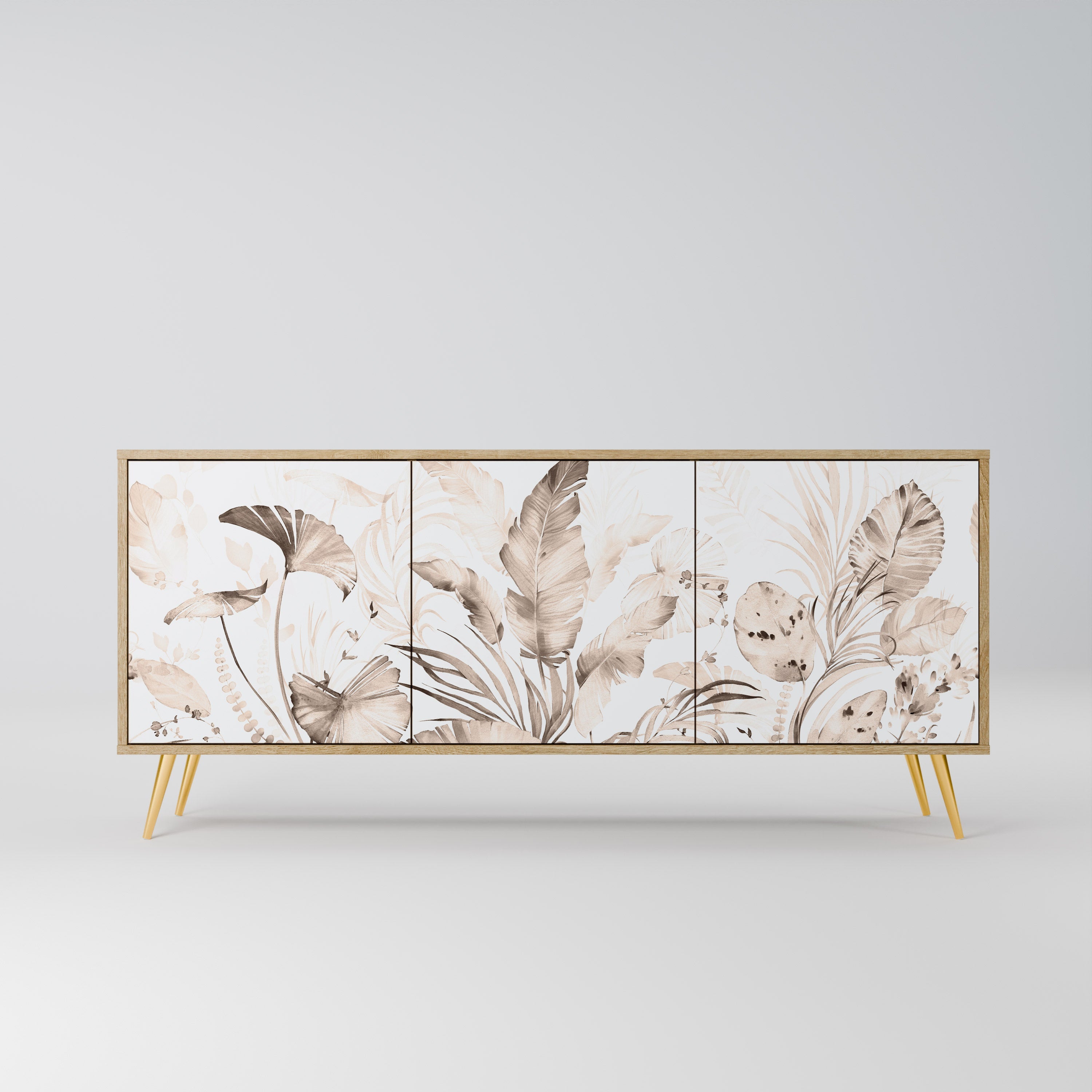 WILD TENDERNESS 3-Door Sideboard in Oak Effect