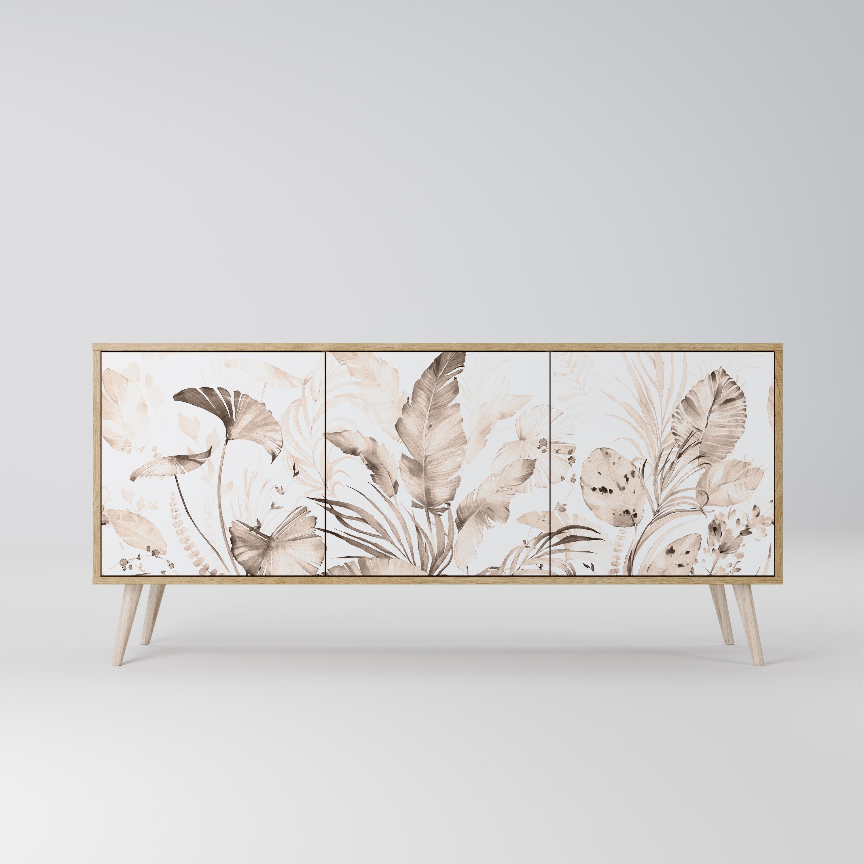 WILD TENDERNESS 3-Door Sideboard in Oak Effect