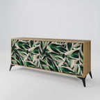 EERIE STROMANTHE Aparador de 3 Portas em Efeito Carvalho