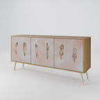 THE DELIQUESCE 3-Door Sideboard in Oak Effect