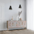 THE DELIQUESCE 3-Door Sideboard in Oak Effect