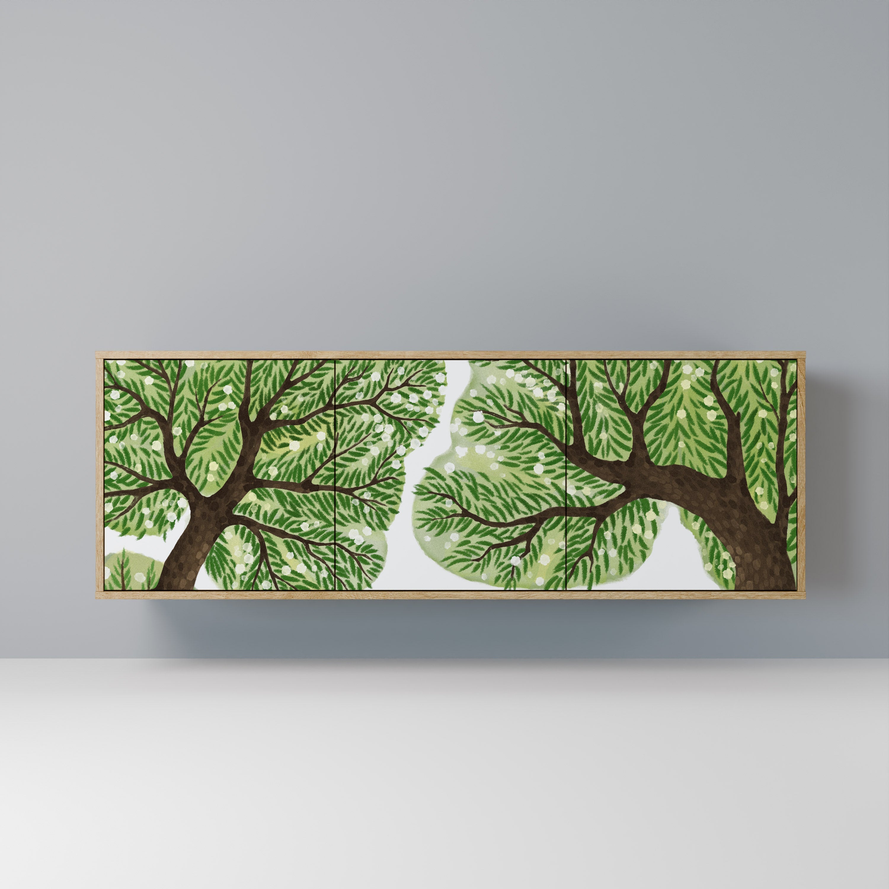 WILDERNESS DASH 3-Door Sideboard in Oak Effect