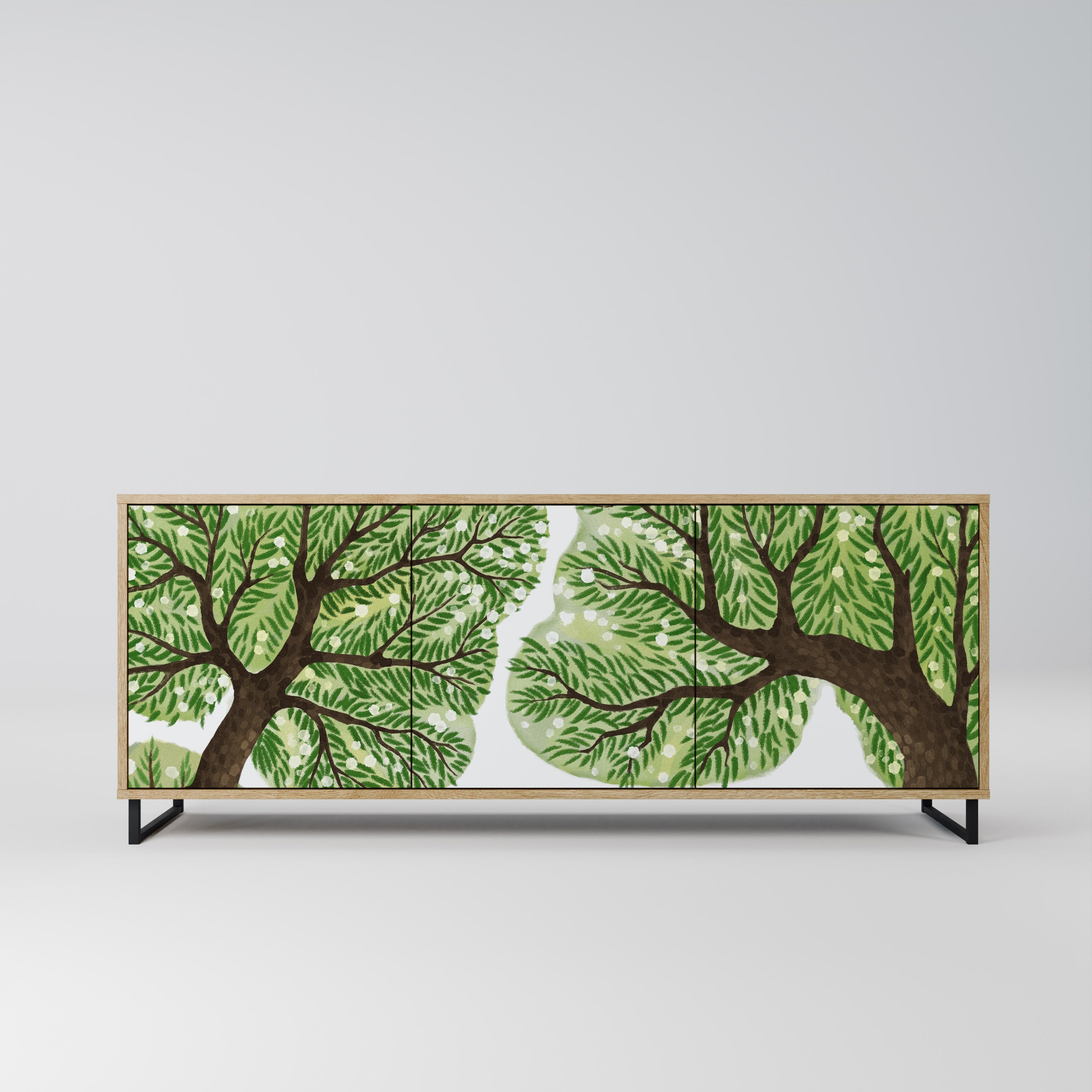 WILDERNESS DASH 3-Door Sideboard in Oak Effect