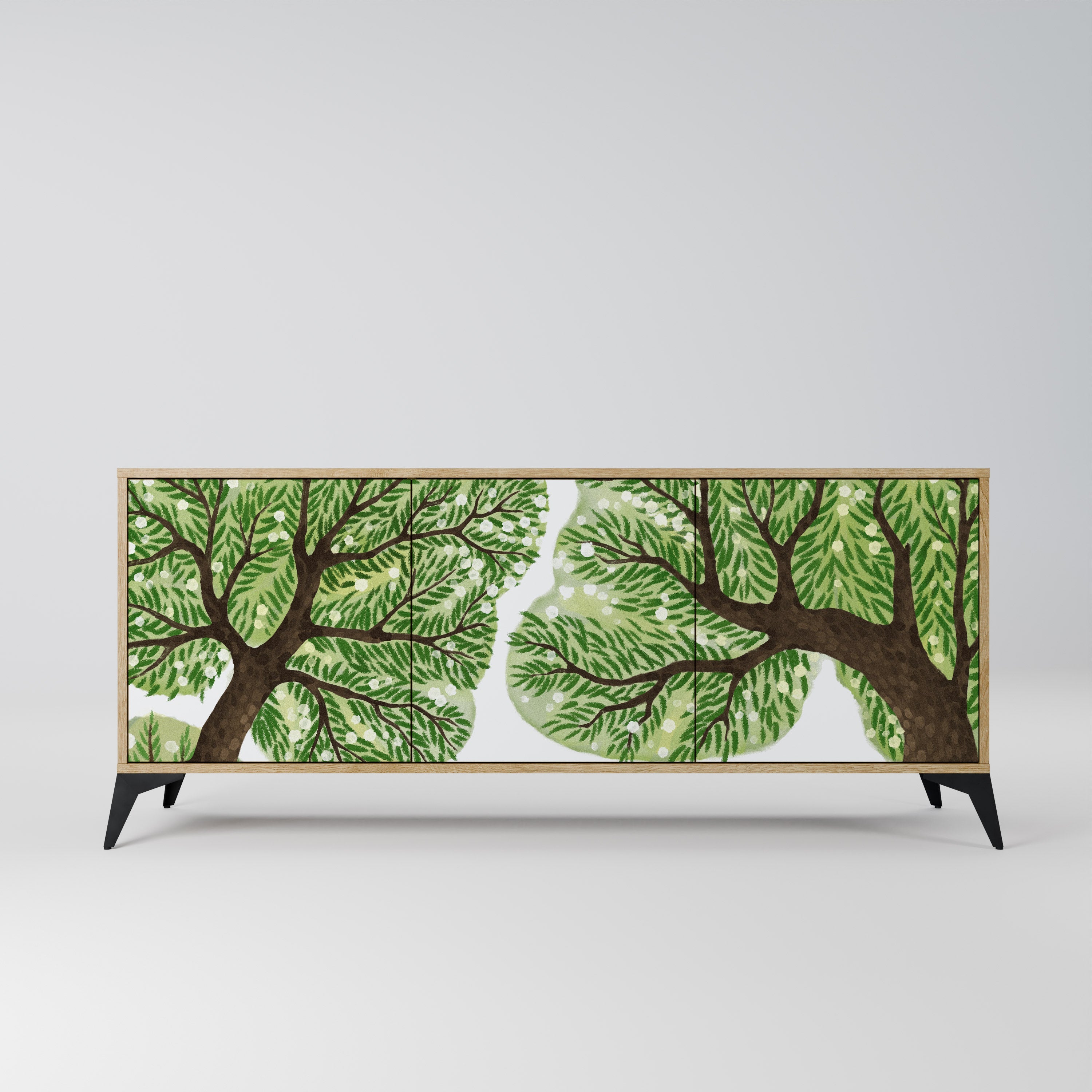 WILDERNESS DASH 3-Door Sideboard in Oak Effect