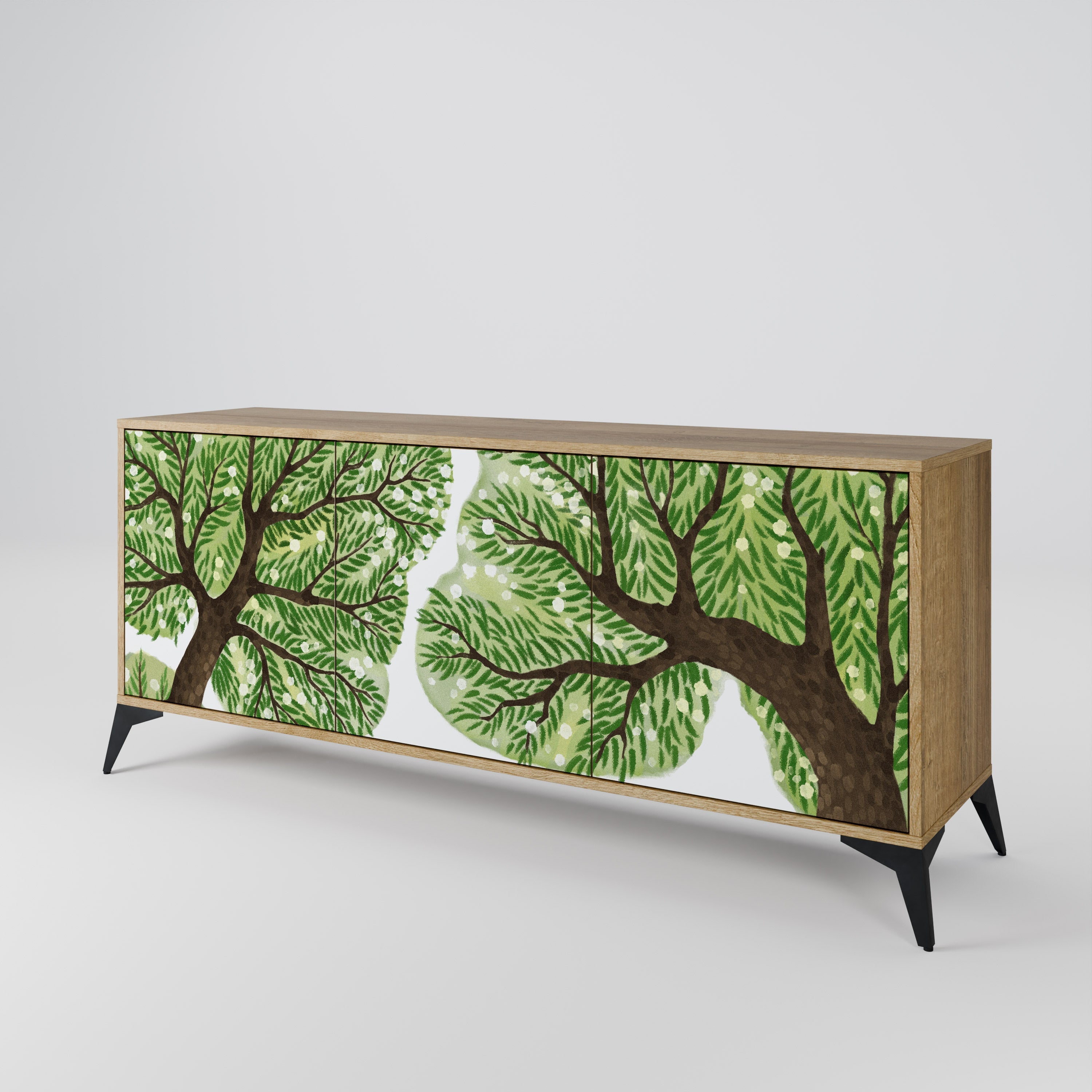 WILDERNESS DASH 3-Door Sideboard in Oak Effect