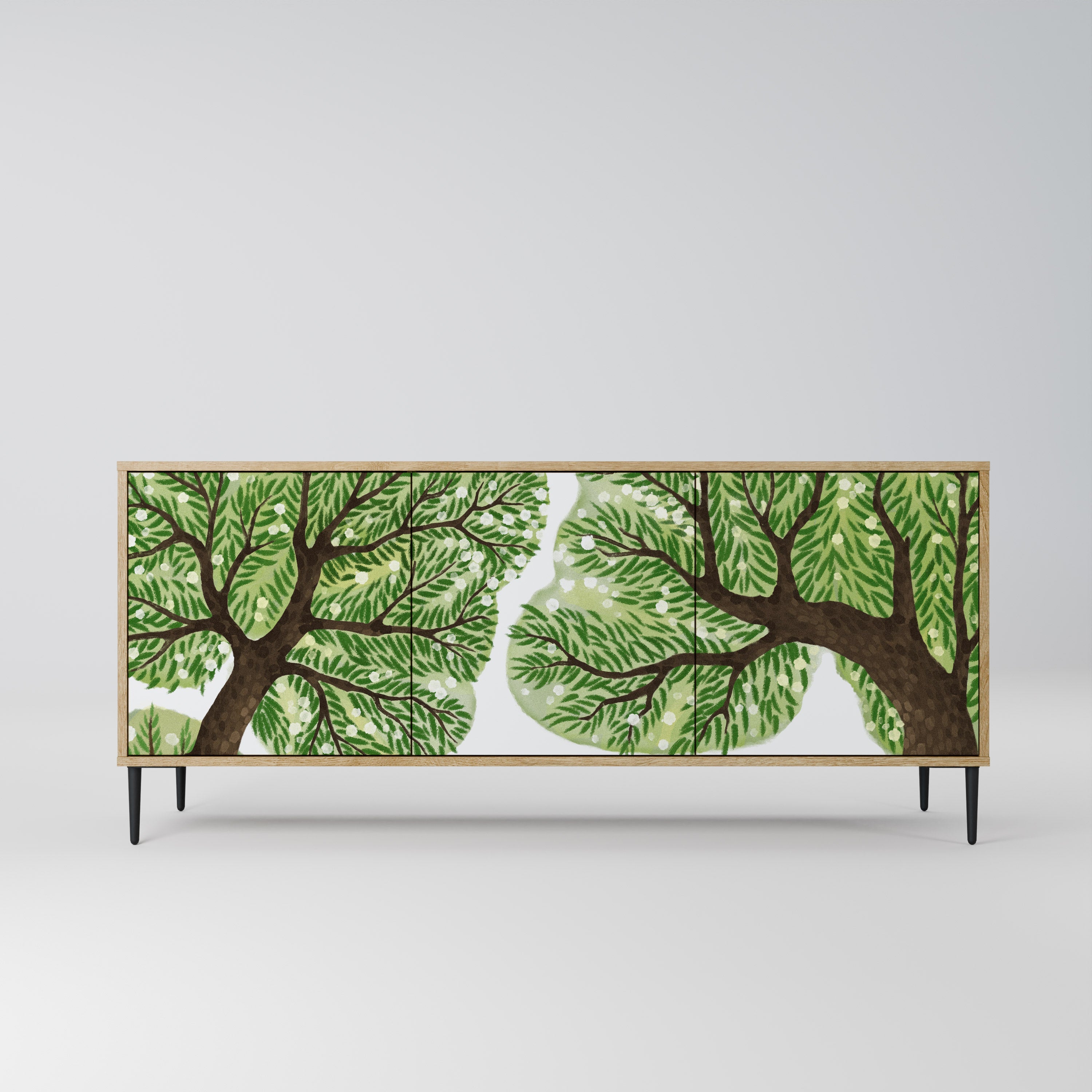 WILDERNESS DASH 3-Door Sideboard in Oak Effect