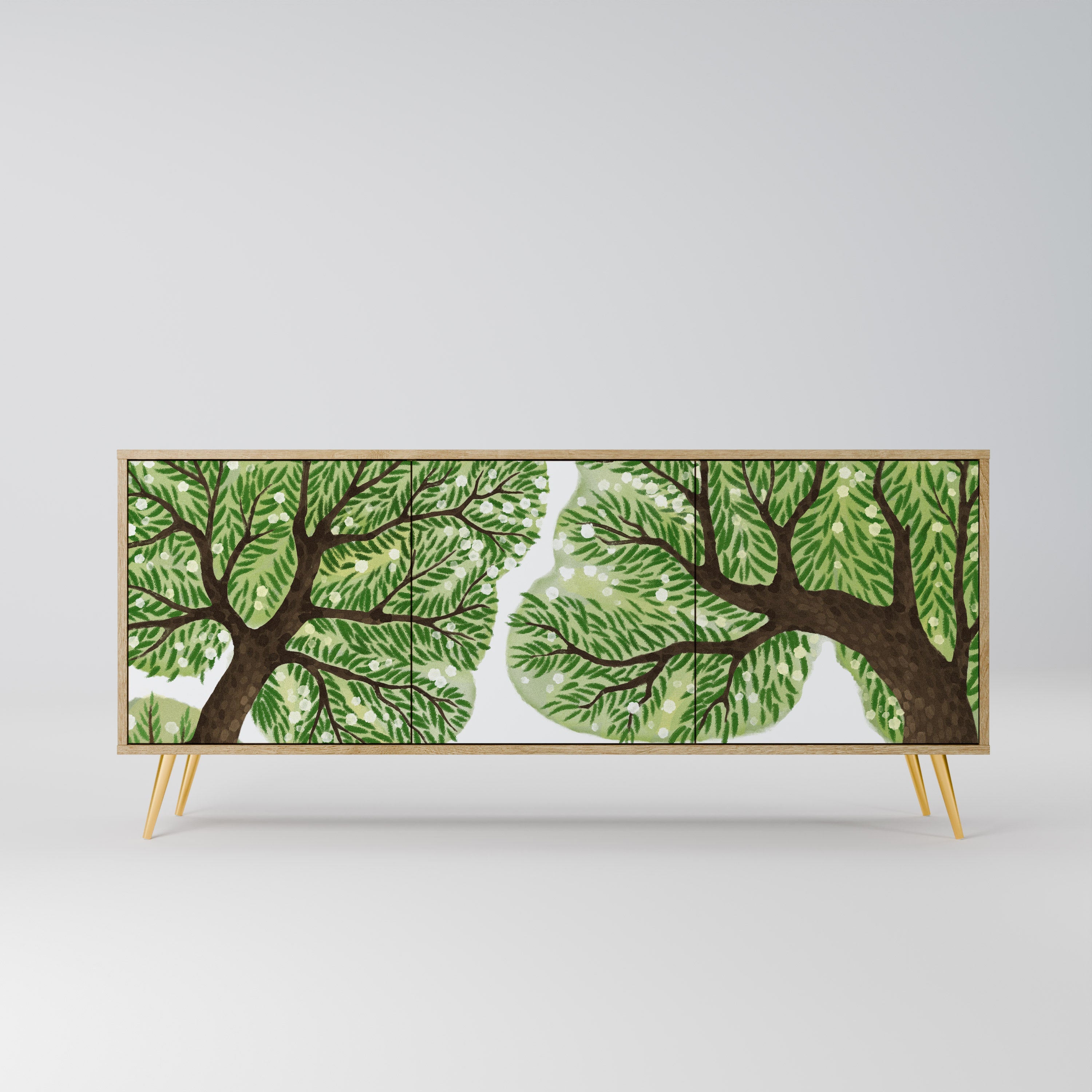 WILDERNESS DASH 3-Door Sideboard in Oak Effect