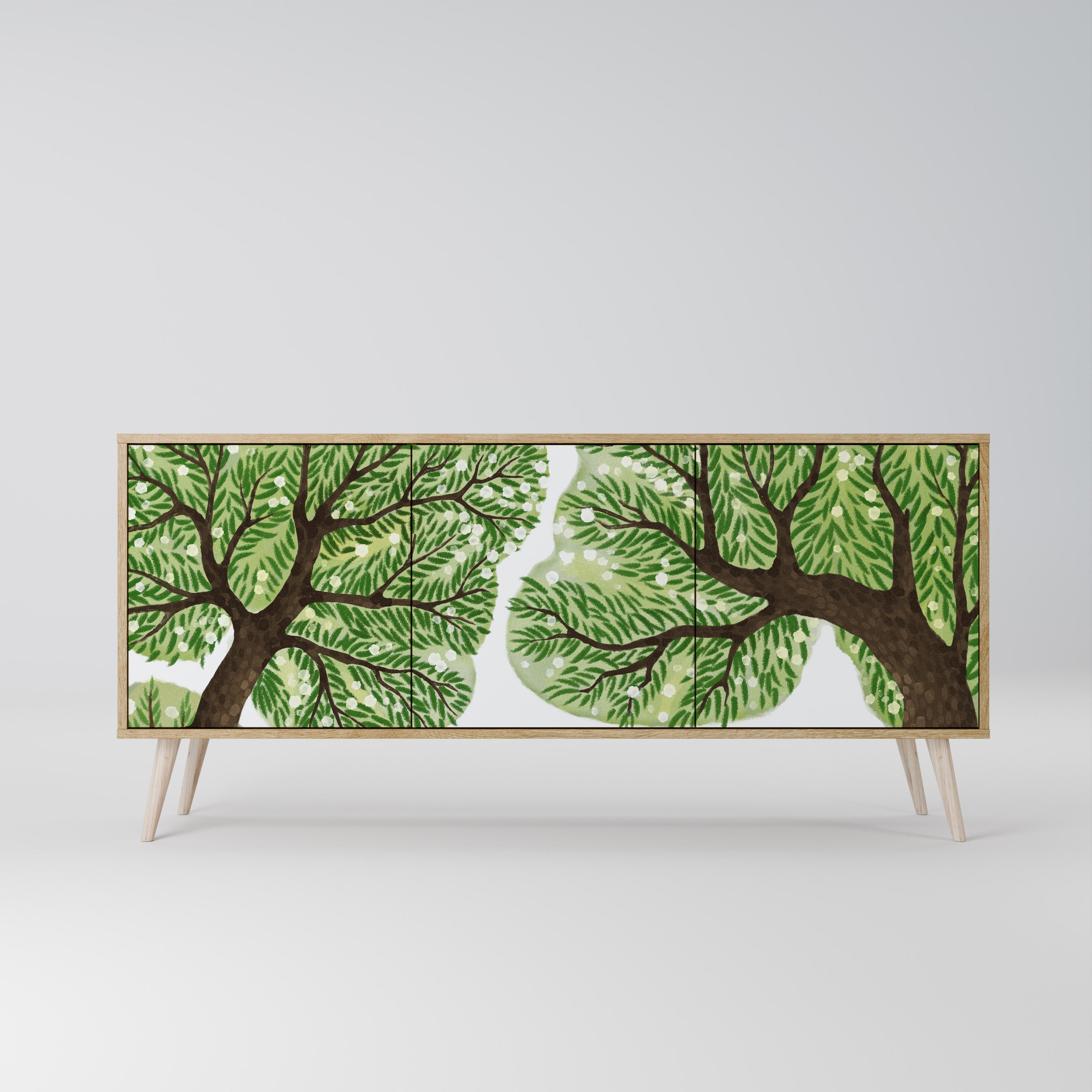 WILDERNESS DASH 3-Door Sideboard in Oak Effect