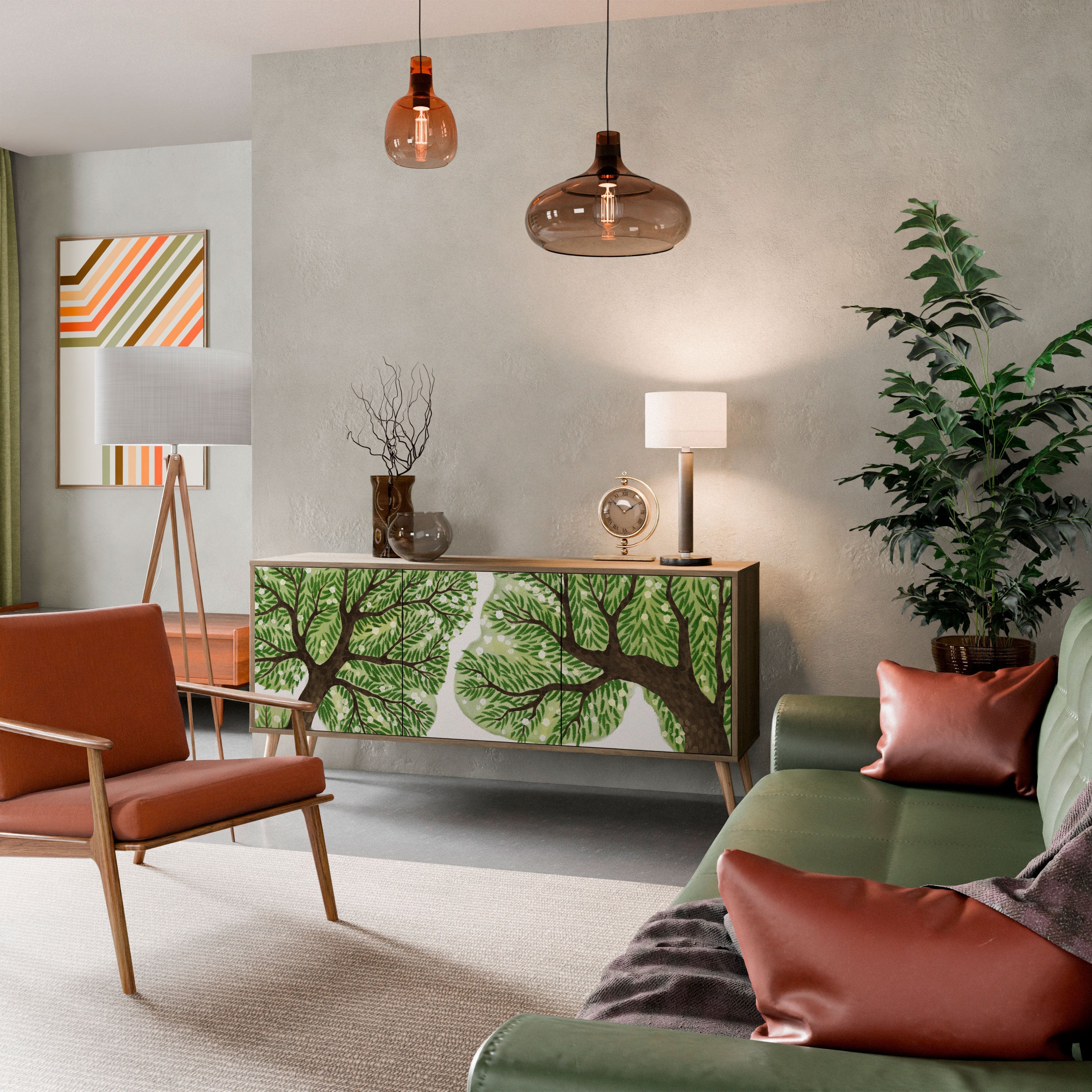 WILDERNESS DASH 3-Door Sideboard in Oak Effect