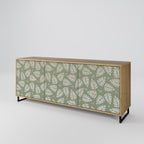LEAVES ON GREEN 3-Door Sideboard in Oak Effect