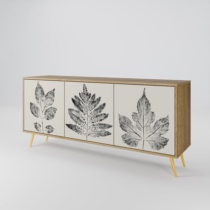 LEAFY STAMPS Aparador de 3 Portas