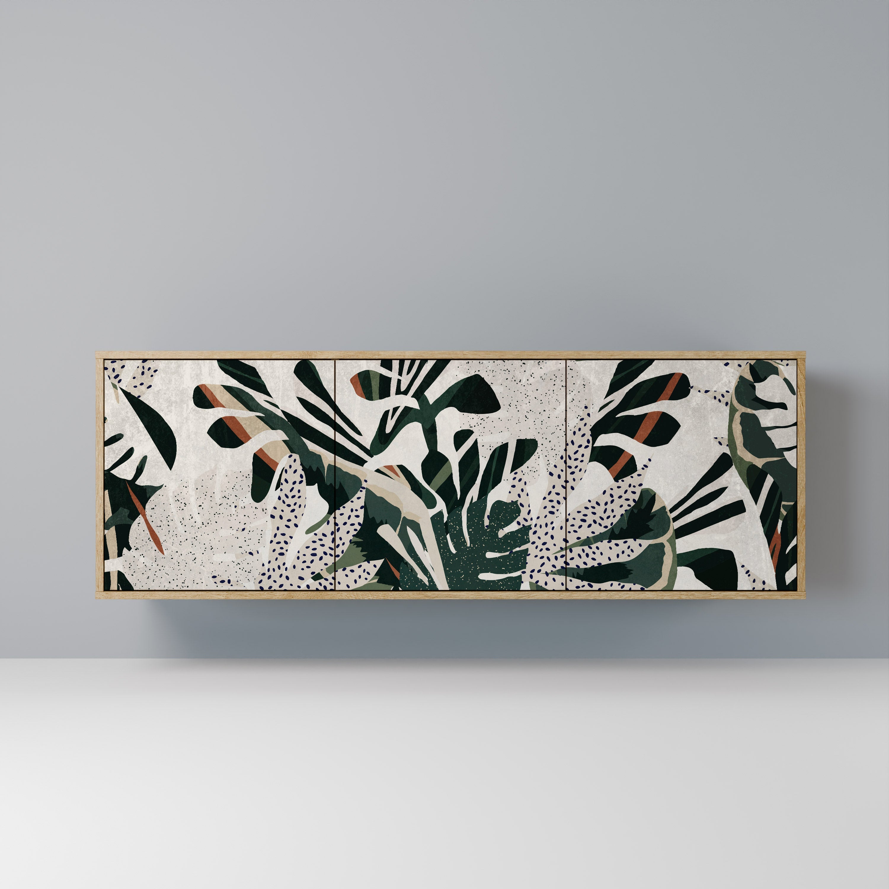 VERDURE FORMATION Aparador de 3 Portas em Efeito Carvalho