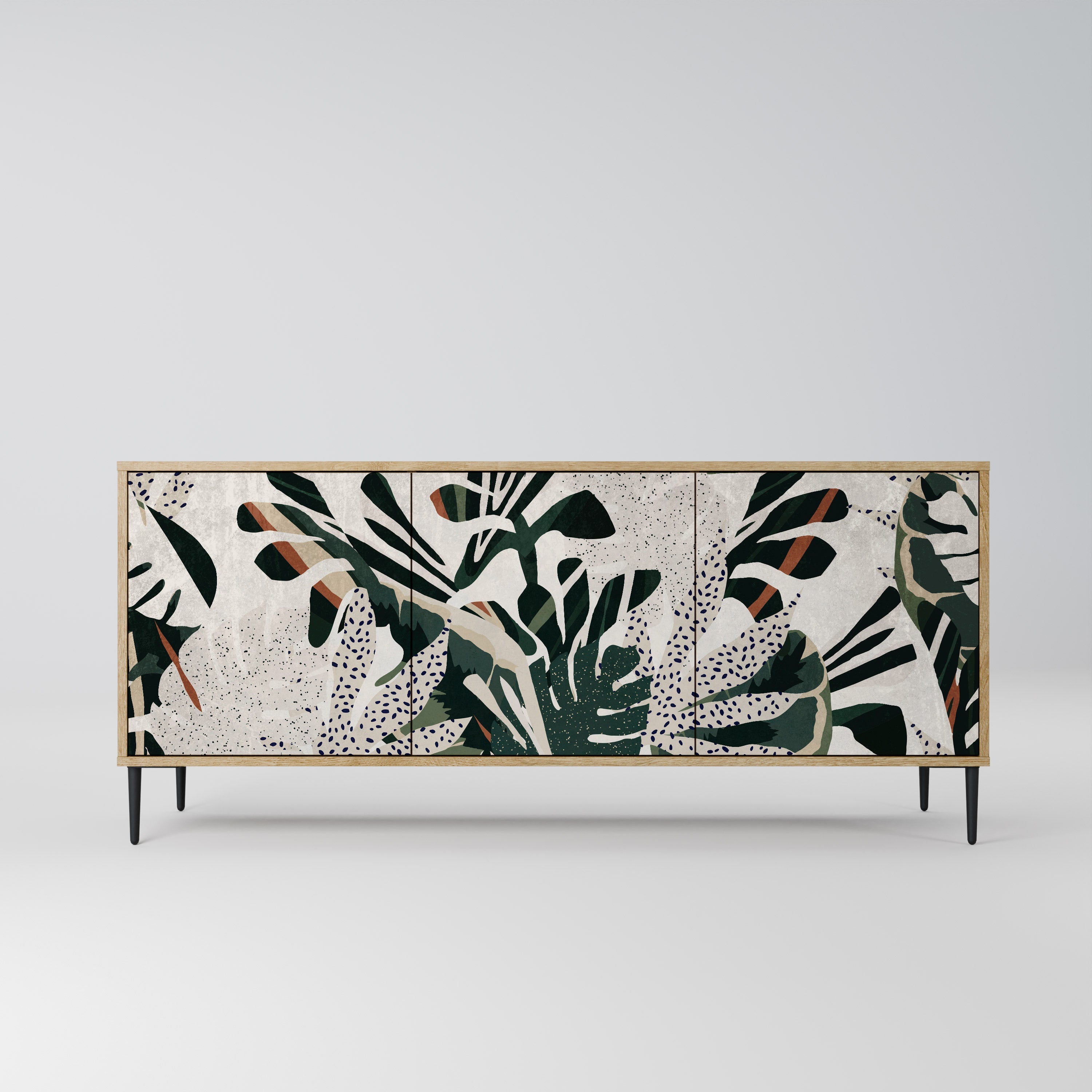 VERDURE FORMATION Aparador de 3 Portas em Efeito Carvalho