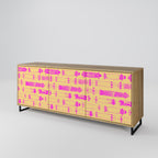 SKATEBOARD ARTISTRY 3-Door Sideboard in Oak Effect