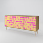 SKATEBOARD ARTISTRY 3-Door Sideboard in Oak Effect