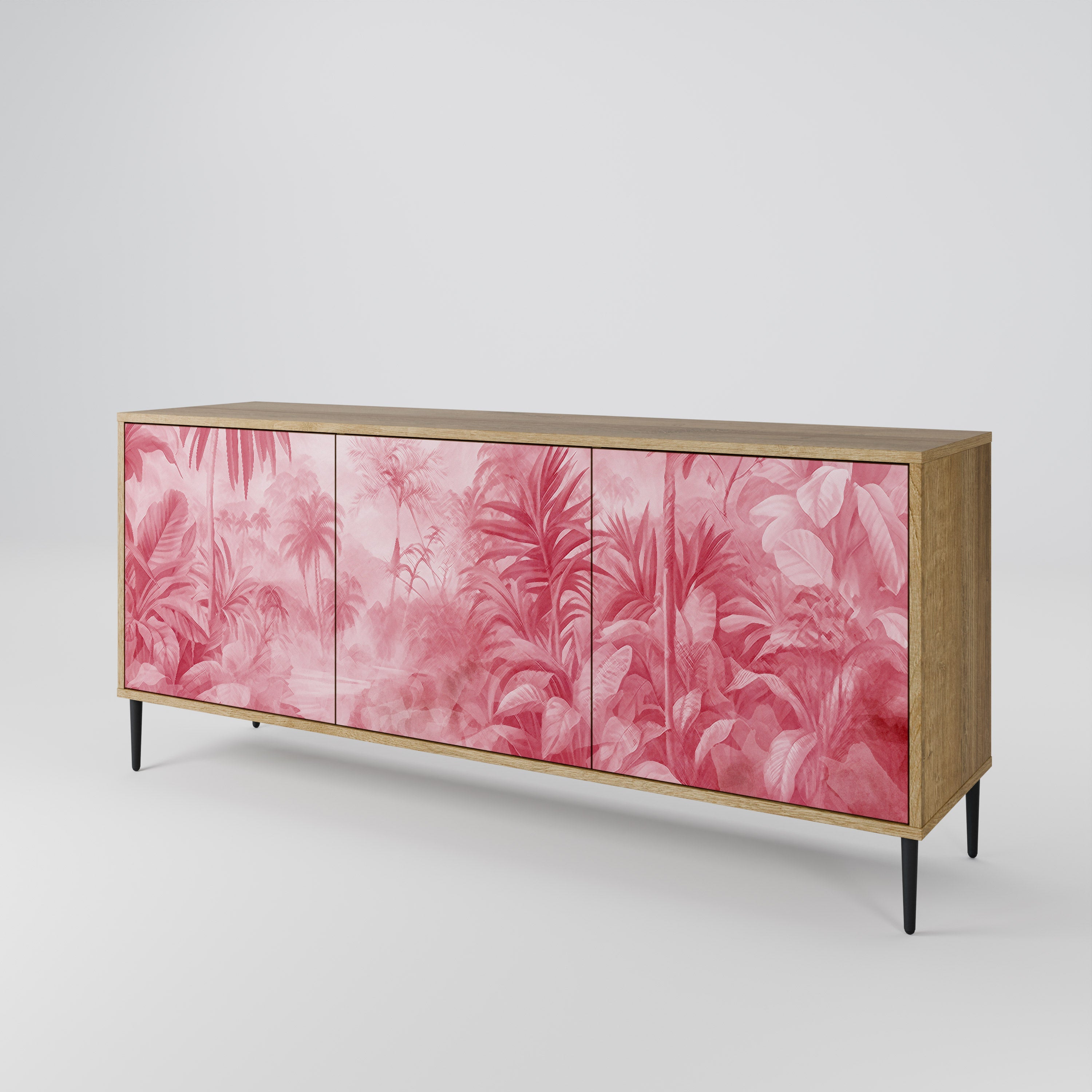 SWEET TROPICS 3-Door Sideboard in Oak Effect