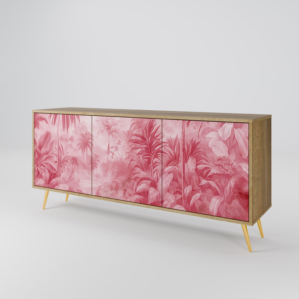 SWEET TROPICS 3-Door Sideboard in Oak Effect
