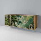 VERDURE ABYSS Aparador de 3 Portas em Efeito Carvalho