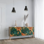 AUTUMN KALEIDOSCOPE 3-Door Sideboard in Oak Effect