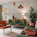 AUTUMN KALEIDOSCOPE 3-Door Sideboard in Oak Effect