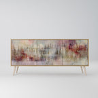 VEILED SUMMIT Aparador de 3 Portas em Efeito Carvalho