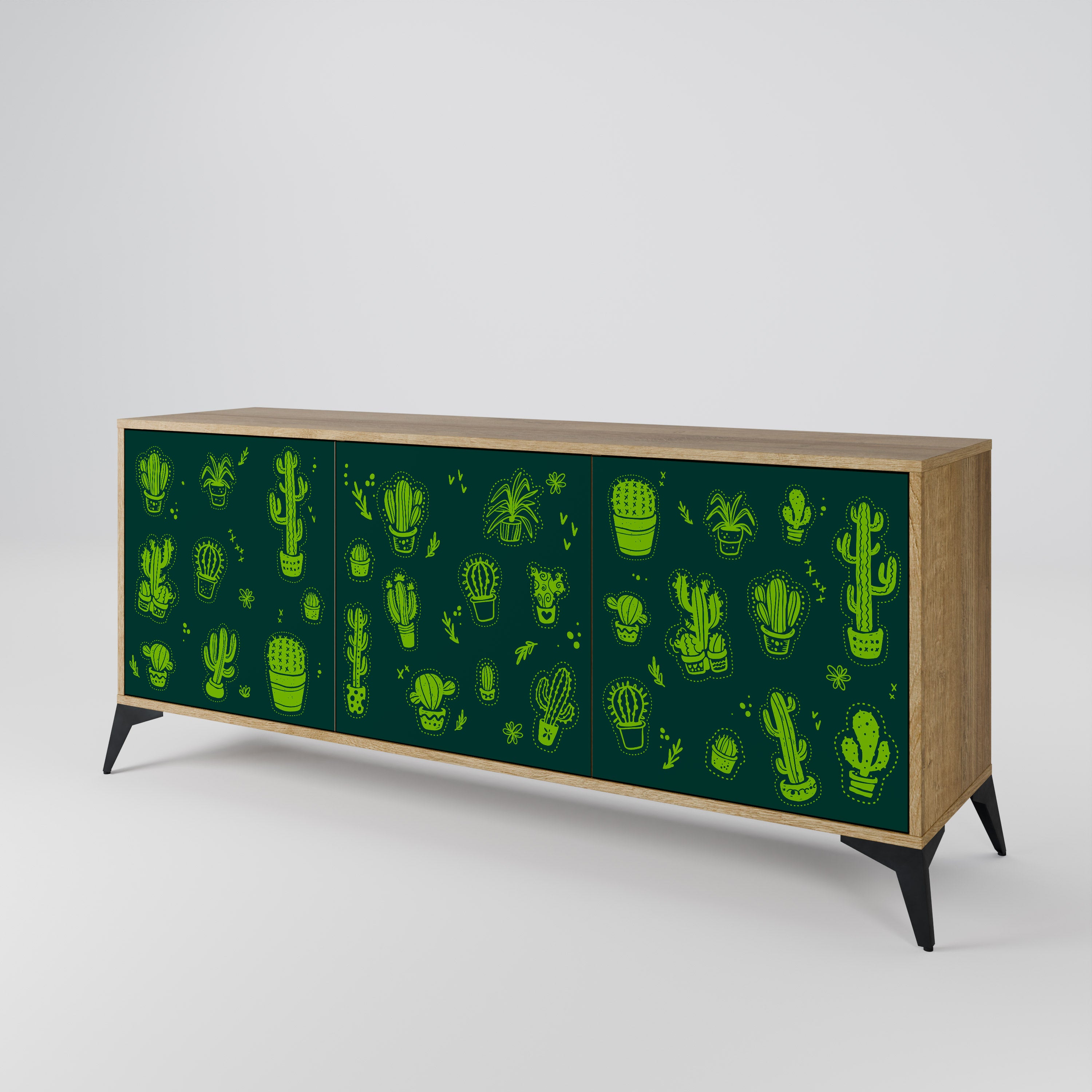 DESERT GREEN 3-Door Sideboard