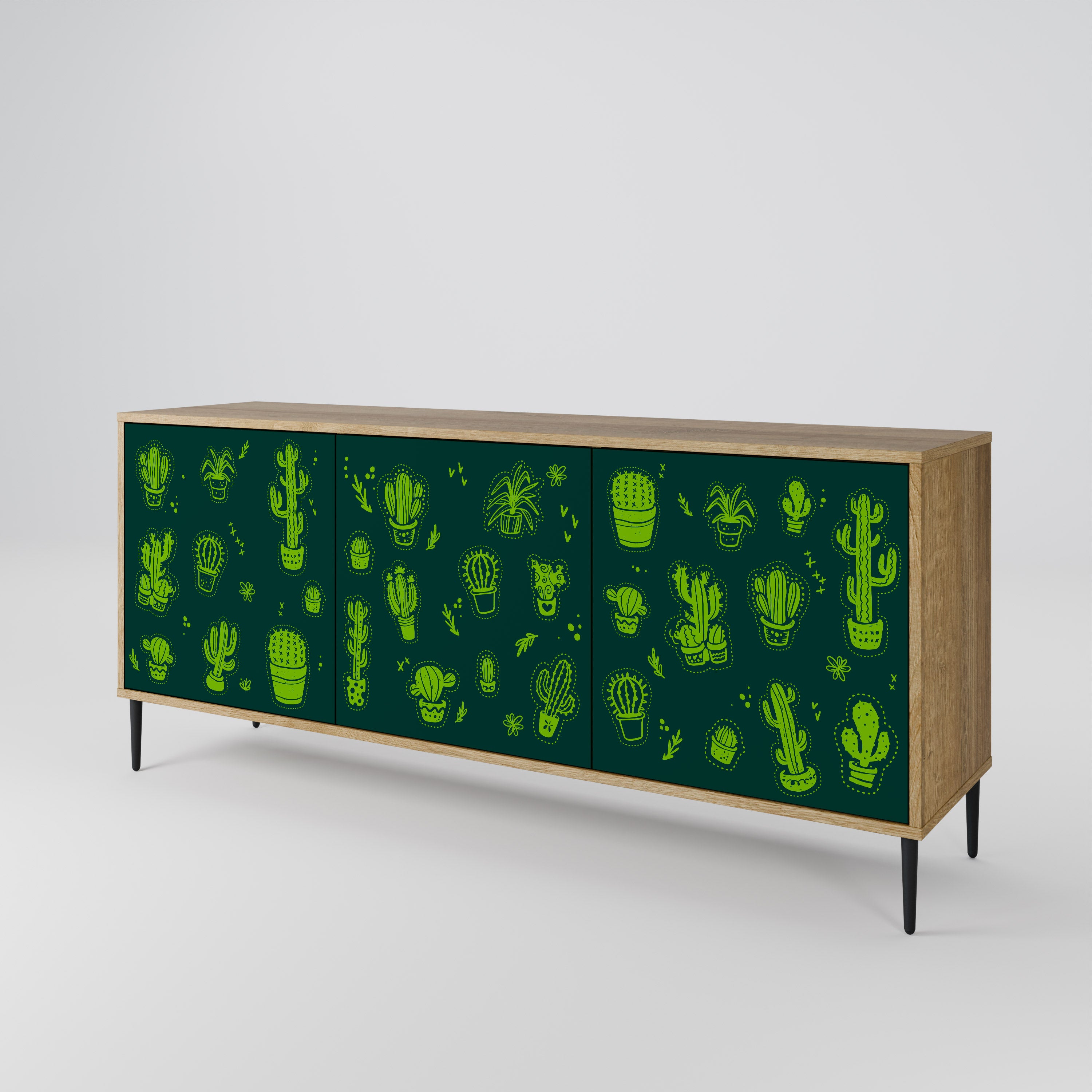 DESERT GREEN 3-Door Sideboard